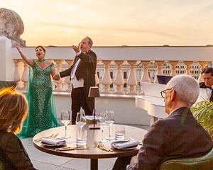 Rooftop Opera Dinner In Rome